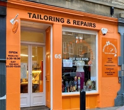 Orange Seamstress storefront
